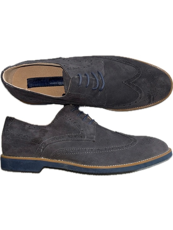 Joseph Abboud Other - 🆕 Joseph Abboud Sz 12 Men’s Gray Suede Wingtip Brogue Dress Shoes Oxfords
